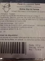 Mängden socker i pavé de saumon fumé