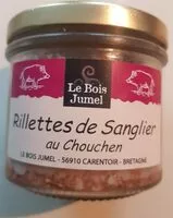 Mängden socker i Rillettes de sanglier au Chouchen