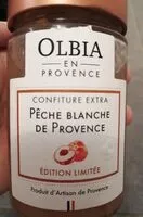 Mängden socker i Confiture extra de pêche blanche