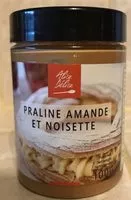 Mängden socker i Praliné Amande Et Noisette