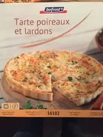 Mängden socker i Tarte Poireaux Et Lardons