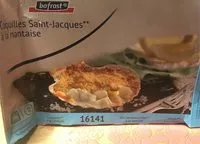 Mängden socker i Coquilles Saint-Jacques Nantaises