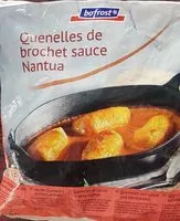 Mängden socker i Quenelles de brochet sauce Nantua