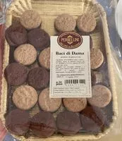 Mängden socker i Baci di Dama