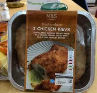Mängden socker i Chicken kievs