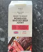 Mängden socker i Boneless basted beef join
