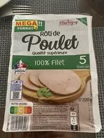 Mängden socker i Rôti de poulet 100% Filet