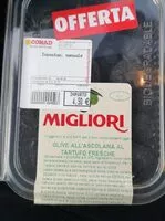 Mängden socker i Olive all ascolana al tartufo