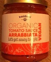 Mängden socker i Organic tomato sauce arrabiata