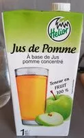 Mängden socker i Jus de pomme
