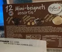 Mängden socker i Migni beignets assortis