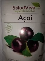 Mängden socker i Açai