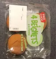 Mängden socker i 4 beignets à la pomme