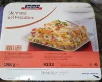 Mängden socker i Graten del pescador