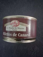 Mängden socker i rillettes de canard