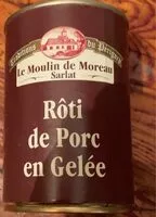 Mängden socker i Rôti de porc en gelée