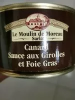 Mängden socker i Canard sauce aux girolles et foie gras