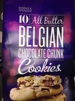 Mängden socker i Cookies Belgian chocolate chunk