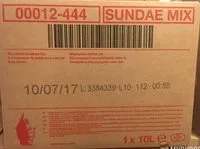 Mängden socker i Sundae Mix
