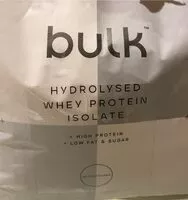 Mängden socker i Hydrolysed whey protein isolate