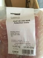 Mängden socker i Filet de lieu noir