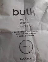 Mängden socker i Pure whey protéine vanilla