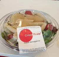Mängden socker i Salade norvégienne crous
