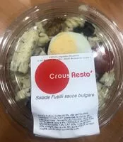 Mängden socker i salade fusili sauce bulgare