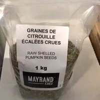 Mängden socker i Graines de citrouille écalées crues
