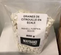 Mängden socker i Graines de citrouille en écale