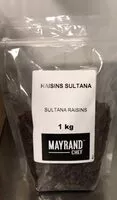 Mängden socker i Raisins Sultana
