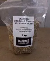 Mängden socker i Graines de citrouille écalées rôties non salées