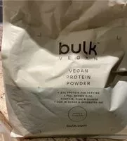 Mängden socker i Bulk vegan protein powder