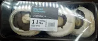 Mängden socker i Large flat mushrooms