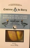 Mängden socker i Fois gras de canard entier du sud-oest