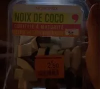Mängden socker i Noix de coco