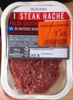 Mängden socker i Steak hache facon bouchere 5% de matiere grase