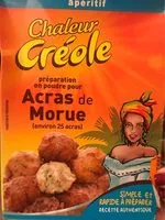 Mängden socker i Acras de morue