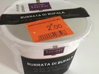 Mängden socker i Mozzarela di buffala