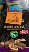 Mängden socker i Chocolat extra noir
