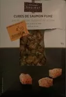 Mängden socker i Cubes de saumon fumé