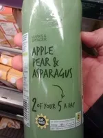 Mängden socker i Apple Pear & Asparagus