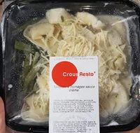 Mängden socker i tortellini 4 fromages sauce crème