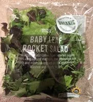 Mängden socker i Baby leaf rocket salad