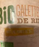 Mängden socker i Galette de riz bio