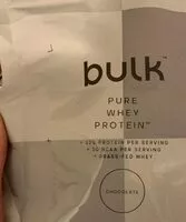 Mängden socker i Whey chocolat  Bulk
