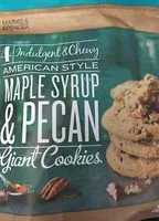 Mängden socker i 4 Indulgent & Chewy Maple Syrup & Pecan Giant Cookies