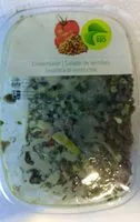 Mängden socker i Salade de lentilles