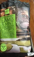 Mängden socker i Salt marsh lamb& mint hand cook crips