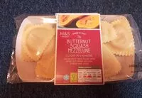 Mängden socker i Butternut squash mezzelune